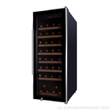 66L Komerční skleněná lednička pro chladničky vína